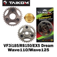 TAIKOM RACING TIMING GEAR CAM GEAR ADJUSTABLE EX5 DREAM WAVE125 WAVE110 SYM VF3I185 VF3I RS150 CAM S