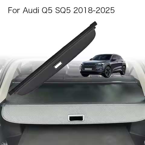 Auto Trunk Curtain Organizer Cover For Audi Q5 SQ5 2018-2025 80A MK2 FY Car Cargo Cover Trunk Rear R