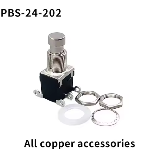 Effect Device Foot Switch DPDT, Momentary Without Lock, 6 Foot Nail Button Switch