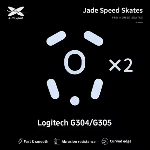 X-Raypad Jade mouse skates for Logitech G304/G305 Lightspeed Wireless