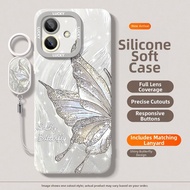 DONGYU | Female-Friendly Shockproof Full-Enclosure Silicone Case With Charm 4-Leaf Clover
