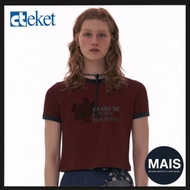 [TEKET] BBF Ringer Tee Burgundy