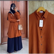 Plain CRINGKEL tunic tunic muslimah tunic blouse muslimah