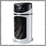 (PQAT) Multifunctional Desktop Fan Mini Evaporative Cooler Portable Adjustable Fan Cool Mist Humidif