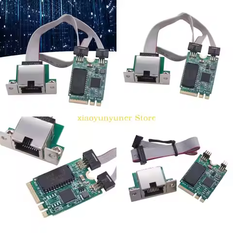 P9JB M.2 A+E 2.5G Ethernet Adapter 2.5G/1G/100M Gigabit M.2 Networking Card 8125B RTL8125B Control F