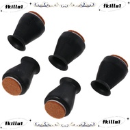 FKILA 16Pcs Furniture Leg Caps, Silicone Rubber Chair Leg Floor Protectors, Fit 0.5'' - 0.9'' Furnit
