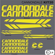 Cannondale-2 Bicycle sticker Modified sticker Waterproof sticker Reflective sticker Printing sticker AM Car sticker Bicycle