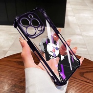 YBD Clear Phone Case For iPhone 17 Pro MAX 17 air 16 Pro Max 15 Pro Max Full Protective Caing with F