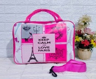 Tas Travel Bag Koper Kanvas Karakter Jumbo Premium Murah