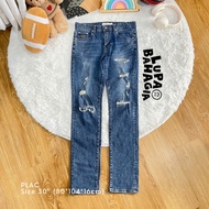 PLAC Jeans Ripped Slim Celana size fit 30" • 100% Original