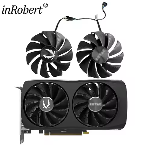 Video Card Fan Replacement For ZOTAC RTX 4060 4060Ti 4070 Twin Edge OC 88MM GA92S2U 4Pin Graphics Ca