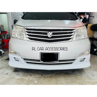 Toyota alphard mzg 3.0 2005 2006 2007 Facelift OEM bodykit body kit front side rear skirt lip anh10 anh15 anh 10 15