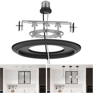 Recessed to Pendant Light Converter Kit - 6 Inch Can Light Conversion, Includes E26 Socket, Mounting