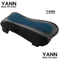 YANN1 Armrest Pads, Black Memory Foam Chair Arm Pads, with Cooling Gel Cushions Elbow Pillow Home Ch