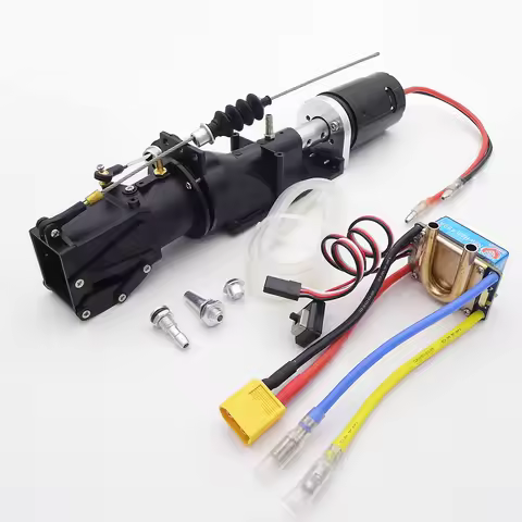 Water Thruster Jet Pump 26mm Backward Ejector Turbo With 29T 550 Motor 80A ESC for 40-60cm RC Jet Dr