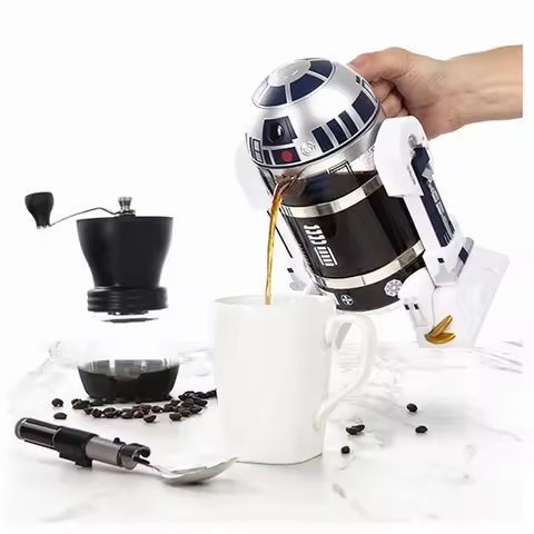 Star Wars R2-D2 Robot Shape Coffee Maker 1000ML Creative Table Ornament Personalized Gift Ceramic Co