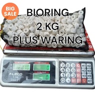 Bioring 2 kg plus waring Bioring/ filter media/ filter/ aquarium filter media/ fish pond filter medi