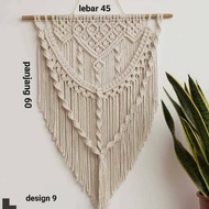 HIASAN DINDING Macrame wall hanging cotton rope