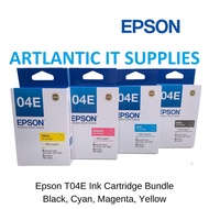 EPSON 04E BUNDLE CYAN,MAGENTA,YELLOW,BLACK