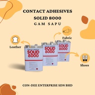 Gam Sapu SOLID 8000 Contact Adhessive - untuk kegunaan span, kain, leather, papan lapisan, formica, 