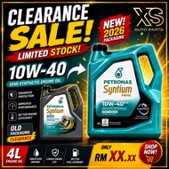 100%ORIGINAL Petronas Syntium 800 Petronas 10w40 Semi Synthetic SN/CF Engine Oil 4L PETRONAS 10W40