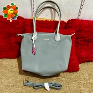 (SOLD) PL MERCHE Alice Totebag Silver Large (read description) - Merche Shoulder Bag