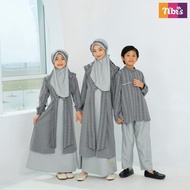 Nibras Sarimbit Terbaru 2023 Chesa Grey Gamis Nibras Baju Couple