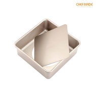 Chefmade WK9036 Non-stick 8-Inch Square Pan With Removable Loose Bottom Baking Pan Mold