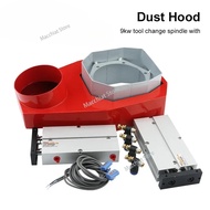 CNC Milling Machine 9KW Automatic Tool Change Spindle Dust Cover Collection Brush Wood Carving Dust 