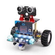 Yahboom Microbit V2 Coding Smart Robotics Toys DIY STEM Science Education RC Car Kit for Kids 10+ Co