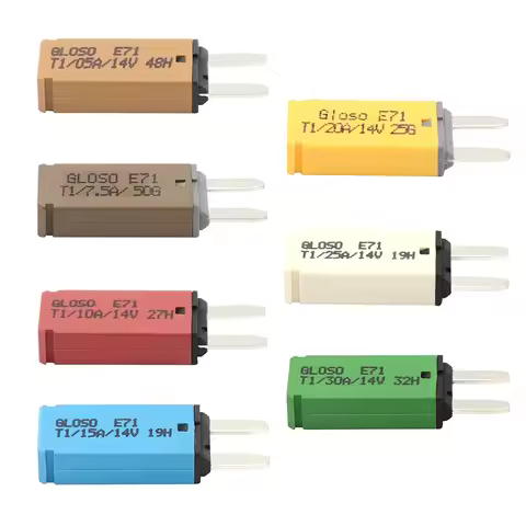 Auto Reset Circuit Breaker DC 14V Automatic Reset ATM Circuit Breaker Blade Fuse Over-current Protec