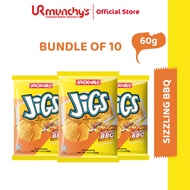Jack n  Jill JIGS - Sizzling BBQ 60g x 10