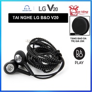 LG B&O headphones for V20, V30, V40 - True sound, top-notch music listening (with leather case inclu