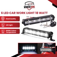 6 Led Car Work Light 18 Watt  Fog Lamp 4 X4 Sport light 18Watt 7 inch Lampu Spot Light 4x4