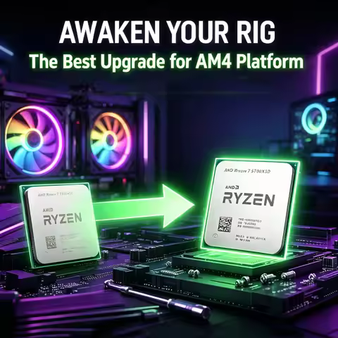 AMD Ryzen 7 5700X3D Max Boost 4.1GHz 8C16T 105W DDR4 CPU Fit B550 X570 Motherboard Old Desktop Gamin