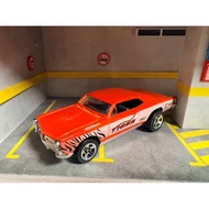 Hot Wheels 67 Pontiac GTO Tiger Orange Mattel Hotwheels Loose