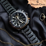 [Original] Alexandre Christie 9601 MCBIPBAYL Chronograph Men Watch Black Stainless Steel | Official Warranty