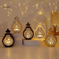 Sincere Prayers Candle Light Eid Table Decoration Ramadan Star Moon String Lantern Ornament Warm Light Decorative Light Eid Decoration