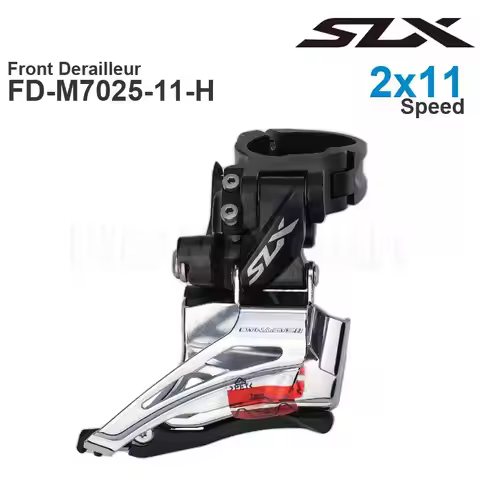SHIMANO SLX M7000- Front Derailleur FD-M7025-11 TOP/ Down Swing -ClAMP/ Direct Mount - 2x11-speed Or