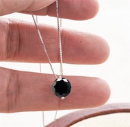 2ct 8mm Moissanite Pendant For Women Simulated Diamond Necklace S925 Sterling Silver Jewelry Girl Va