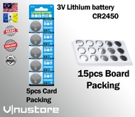 3V Lithium Battery CR2450 CR2430 CR2032 CR2025 CR2016 CR1632 CR1620 CR1616 CR1220 CR927 Batteries Ba