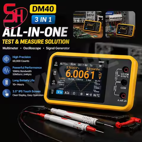 ALIENTEK DM40 3 in 1 50M Sample Rate Voltage Diode Handheld Automotive Tools Digital Oscilloscope Mu
