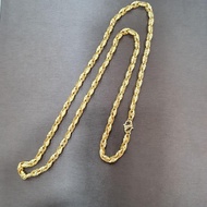 22K / 916 Gold Clip Sandy Necklace