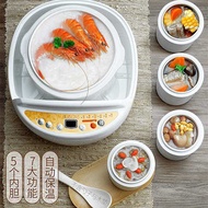 Ceramic Multi-functions Multi Compartments Electrical Cooker - 1205023