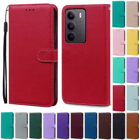 For OPPO A5 5G 2025 Case OPPO A5 4G 2025 Case Wallet Flip Leather Cover For OPPO A5M Case OPPO A5 Ph