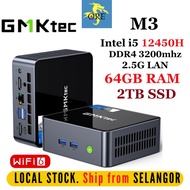 GMKtec M3 Intel i5 12450H Windows Mini PC 64GB DDR4 RAM 2TB SSD WiFI 6 Gaming PC Gaming Computer CPU