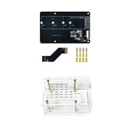 For 5 Dedicated PCIE to M.2 NVME SSD State Drive Expansion Board 2230 2242 2260 2280 Support Pi5 Coo