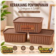 Multipurpose Basket Hachiko Caramel Multibox Plastic Storage Basket