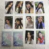 Newjeans whale card flash 1.0 small blue pink card lf NJZ card