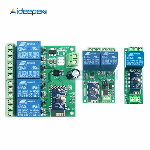 DC 5V 12V 1CH 2CH 4CH WiFi Relay Module Things Smart Home Remote Control Switch Phone APP Wireless W